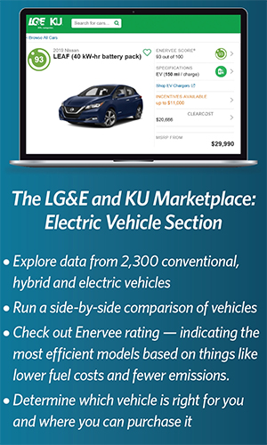 image of a laptop with the LG&E and KU Marketplace website 